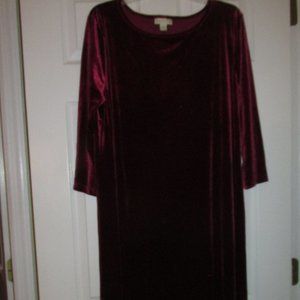 Women's Velvet dress - Appleseed's - XL - NWOT
